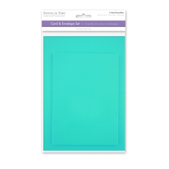 Pack of 12 Cards + 12 Envelopes A6 Tiffany 4.5"x6" - Picture 3 of 4